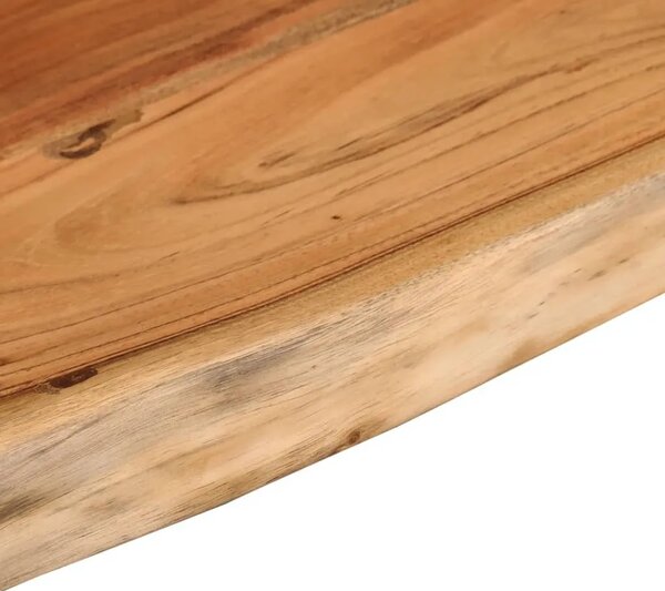 Zidna polica 70x30x2 5 cm pravokutna bagremovo drvo živi rub - Prirodna 70 x 30 x 2.5 cm 1 Masivno bagremovo drvo