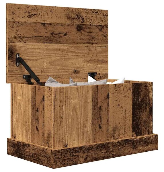 Kutija za pohranu boja staro drvo 30x50x28 cm konstruirano drvo - Staro drvo 30 x 50 x 28 cm 1 Staro drvo