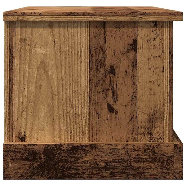 Kutija za pohranu boja staro drvo 30x50x28 cm konstruirano drvo - Staro drvo 30 x 50 x 28 cm 1 Staro drvo