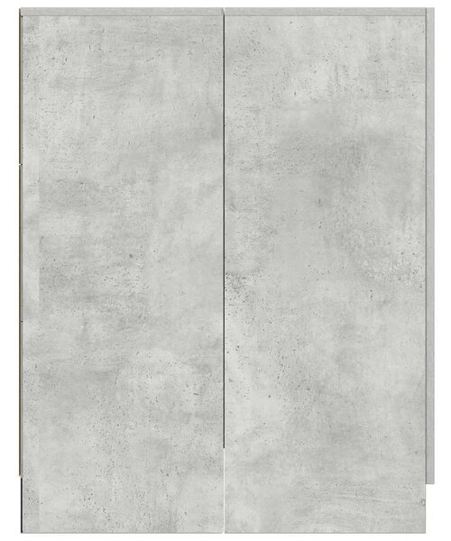 Ormarić za perilicu rublja siva boja betona 70 5x71 5x91 5 cm - Beton siva 1 Beton siva