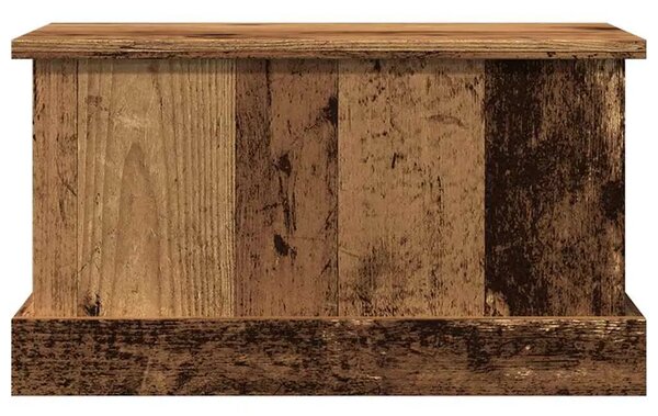 Kutija za pohranu boja staro drvo 30x50x28 cm konstruirano drvo - Staro drvo 30 x 50 x 28 cm 1 Staro drvo