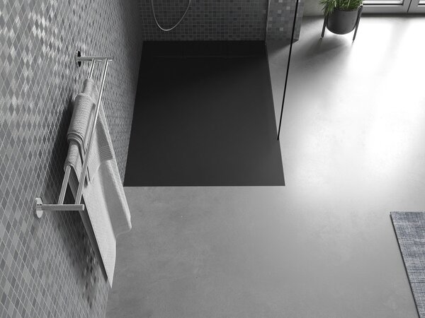 Mexen Otto pravokutna tuš kada SMC 100 x 90 cm, crna - 4N709010