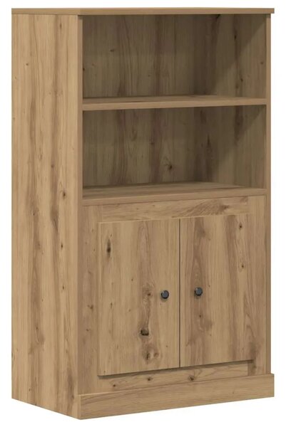 Visoka komoda boja hrasta 60x35 5x103 5 cm konstruirano drvo - Boja hrasta 1 Boja hrasta