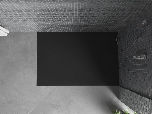 Mexen Otto pravokutna tuš kada SMC 100 x 90 cm, crna - 4N709010
