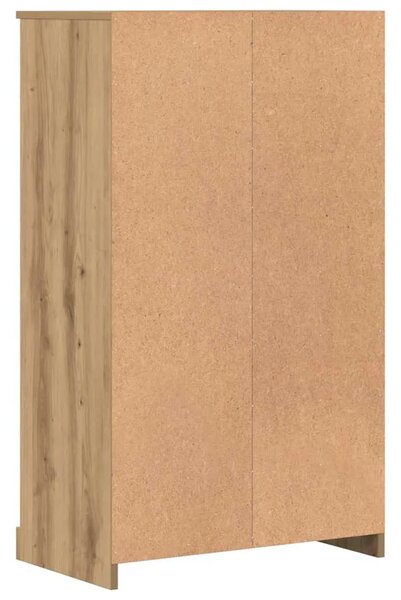 Visoka komoda boja hrasta 60x35 5x103 5 cm konstruirano drvo - Boja hrasta 1 Boja hrasta