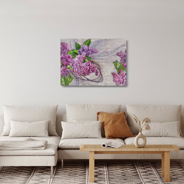 Staklena slika -Jorgovan (70x50 cm)