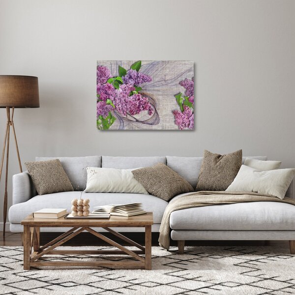 Staklena slika -Jorgovan (70x50 cm)