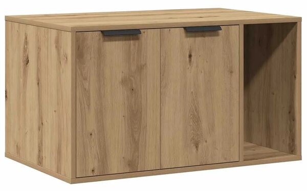 Kutija za mačji pijesakboja hrasta 80x50x45cm konstruirano drvo - Boja hrasta 80 x 50 x 45 cm Boja hrasta 80 x 50 x 45 cm