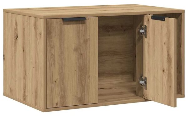 Kutija za mačji pijesakboja hrasta 80x50x45cm konstruirano drvo - Boja hrasta 80 x 50 x 45 cm Boja hrasta 80 x 50 x 45 cm