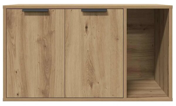Kutija za mačji pijesakboja hrasta 80x50x45cm konstruirano drvo - Boja hrasta 80 x 50 x 45 cm Boja hrasta 80 x 50 x 45 cm