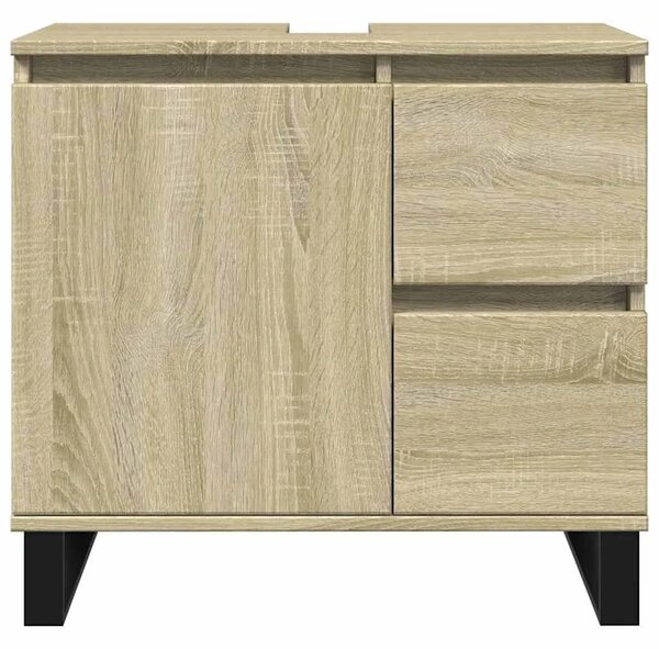 Kupaonski ormarić boja hrasta 65x33x60 cm konstruirano drvo - sonoma hrast 1 1 Sonoma hrast