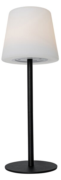 Set od 2 crnih punjivih stolnih svjetiljki 40 cm IP54 - Jude