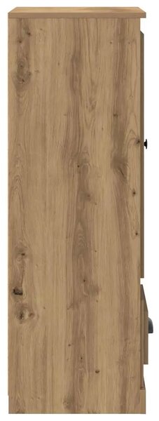 Visoka komoda boja hrasta 36x35 5x103 5 cm konstruiranog drva - artisian oak 1 Artisian oak