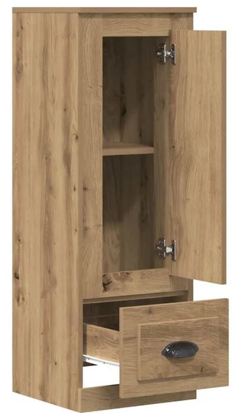 Visoka komoda boja hrasta 36x35 5x103 5 cm konstruiranog drva - artisian oak 1 Artisian oak