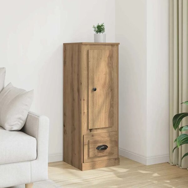 Visoka komoda boja hrasta 36x35 5x103 5 cm konstruiranog drva - artisian oak 1 Artisian oak
