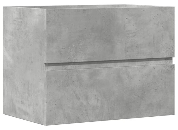 Kupaonski ormarić boja betona 60x38 5x45 cm konstruirano drvo - Beton siva 60 x 38.5 x 45 cm 1 1