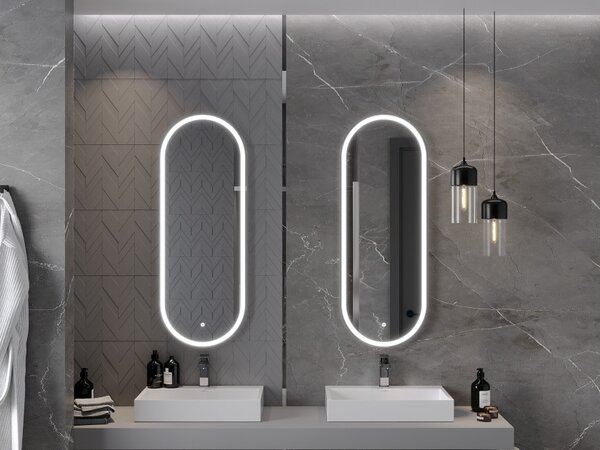 Mexen Bono osvijetljeno kupaonsko ogledalo 45 x 120 cm, LED 6000K, bez magle - 9816-045-120-611-00
