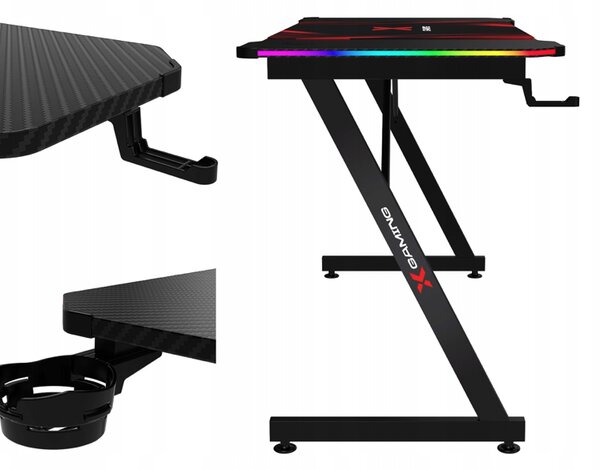 Xgaming Xpro1 RGB računalni stol + podloga za miš