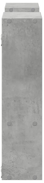 Zidna polica siva boja betona 99x15x60 cm konstruirano drvo - Beton siva 1 1 Beton siva