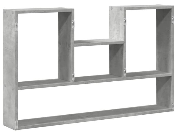 Zidna polica siva boja betona 99x15x60 cm konstruirano drvo - Beton siva 1 1 Beton siva
