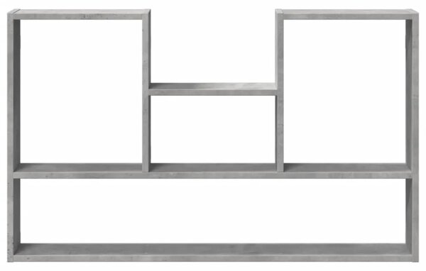 Zidna polica siva boja betona 99x15x60 cm konstruirano drvo - Beton siva 1 1 Beton siva