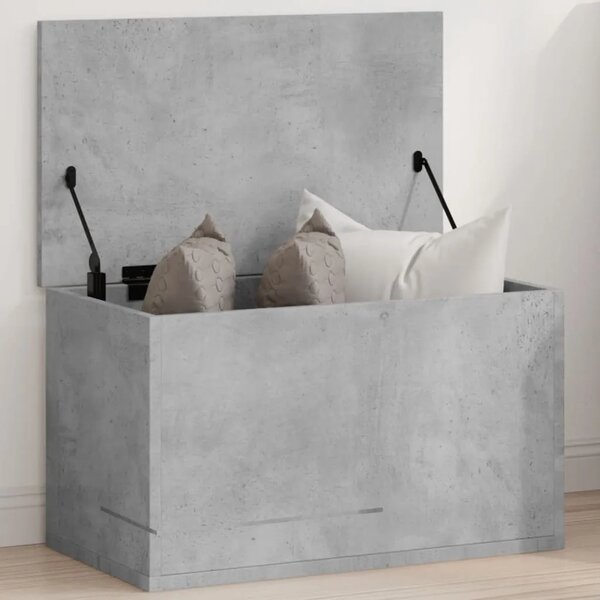 Kutija za pohranu boja betona 60 x 35 x 35 cm konstruirano drvo - Beton siva 60 x 35 x 35 cm 1 Beton siva