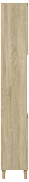 Kupaonski ormarić boja hrasta 30x30x190 cm konstruirano drvo - sonoma hrast 1 Sonoma hrast