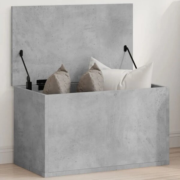 Kutija za pohranu boja betona 60 x 35 x 35 cm konstruirano drvo - Beton siva 60 x 35 x 35 cm 1 Beton siva