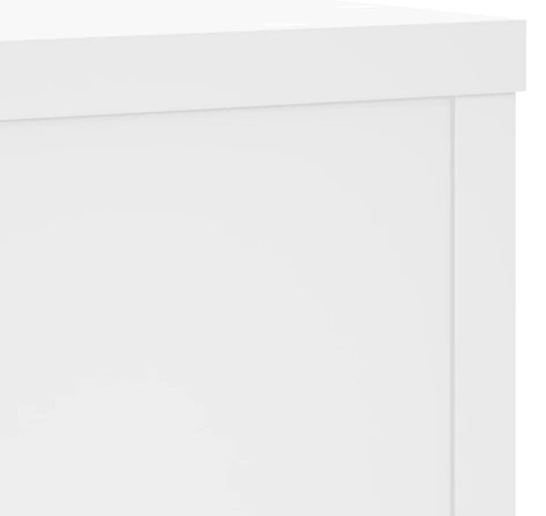 Stalci za biljke 2 kom bijeli 25x25x80 cm konstruirano drvo - Bijela 25 x 25 x 80 cm 2 Bijela