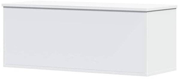 Kutija za pohranu bijela 90 x 35 x 35 cm od konstruiranog drva - Bijela 90 x 35 x 35 cm 1 Bijela
