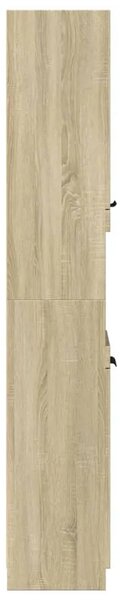 Kupaonski ormarić hrast sonoma 32x34x188 5 cm konstruirano drvo - sonoma hrast 1 1 Sonoma hrast