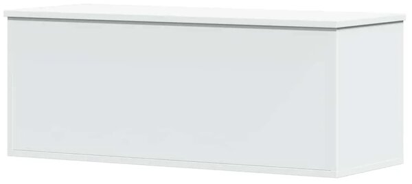 Kutija za pohranu bijela 90 x 35 x 35 cm od konstruiranog drva - Bijela 90 x 35 x 35 cm 1 Bijela