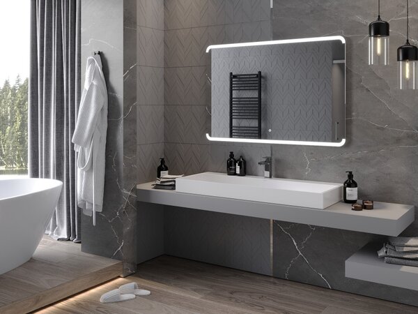 Mexen Nida osvijetljeno kupaonsko ogledalo 120 x 80 cm, LED 6000K, protivmagleno - 9806-120-080-611-00