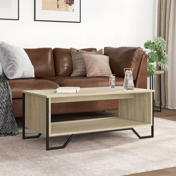 Stolić za kavu boja hrasta 100 x 51 x 40 cm konstruirano drvo - sonoma hrast 1 100 cm Sonoma hrast
