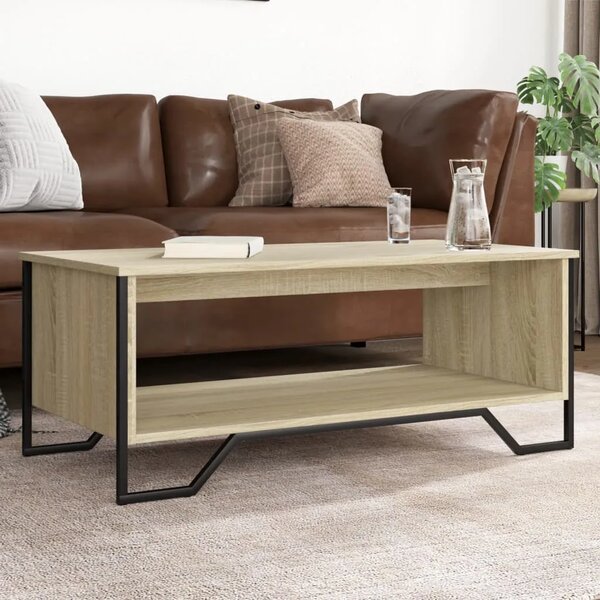 Stolić za kavu boja hrasta 100 x 51 x 40 cm konstruirano drvo - sonoma hrast 1 100 cm Sonoma hrast