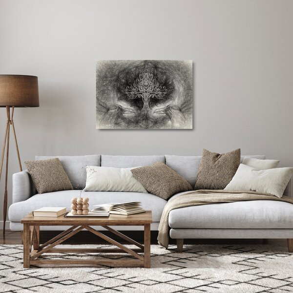 Staklena slika - Drvo života (70x50 cm)