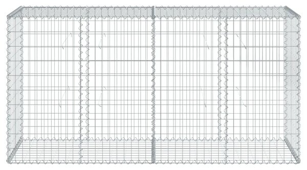 Gabion - Gabion ograde - Gabionska košara s poklopcem 200x50x100 cm pocinčano željezo - 200 x 50 x 100 cm 1 200 x 50 x 100 cm