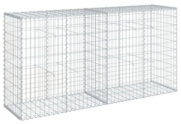 Gabion - Gabion ograde - Gabionska košara s poklopcem 200x50x100 cm pocinčano željezo - 200 x 50 x 100 cm 1 200 x 50 x 100 cm