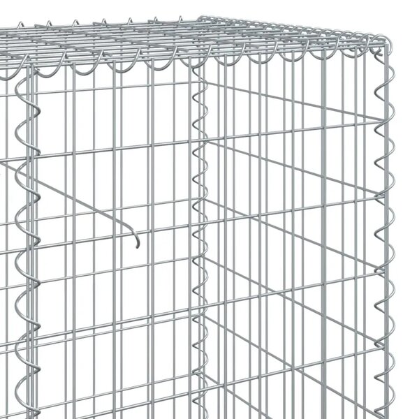 Gabion - Gabion ograde - Gabionska košara s poklopcem 200x50x100 cm pocinčano željezo - 200 x 50 x 100 cm 1 200 x 50 x 100 cm