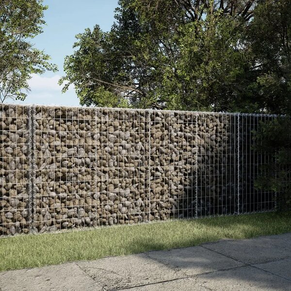 Gabion - Gabion ograde - Gabionska košara s poklopcem 200x50x100 cm pocinčano željezo - 200 x 50 x 100 cm 1 200 x 50 x 100 cm