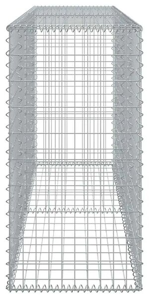 Gabion - Gabion ograde - Gabionska košara s poklopcem 200x50x100 cm pocinčano željezo - 200 x 50 x 100 cm 1 200 x 50 x 100 cm