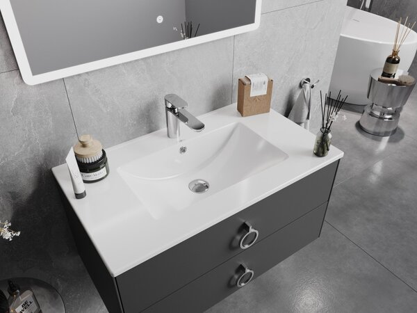 Mexen Atena umivaonik ugrađen u pult 80 x 46 cm, bijeli - 25018000