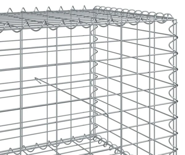 Gabion - Gabion ograde - Gabionska košara s poklopcem 300x50x50 cm od pocinčanog željeza - 300 x 50 x 50 cm 1 300 x 50 x 50 cm