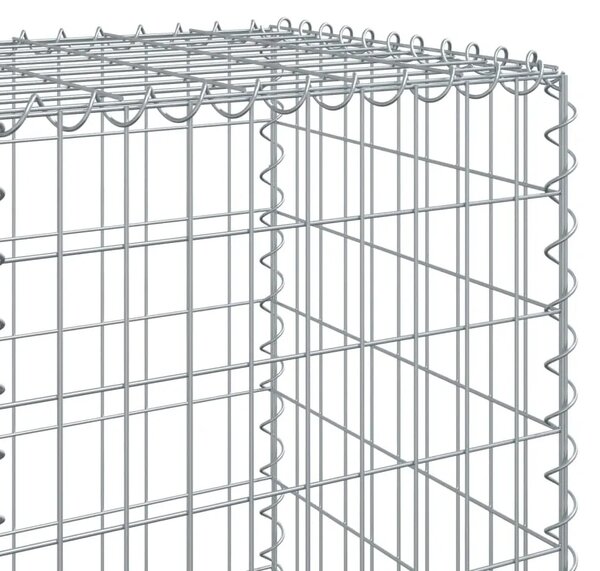 Gabion - Gabion ograde - Gabionska košara s poklopcem 200x50x150 cm pocinčano željezo - 200 x 50 x 150 cm 1 200 x 50 x 150 cm