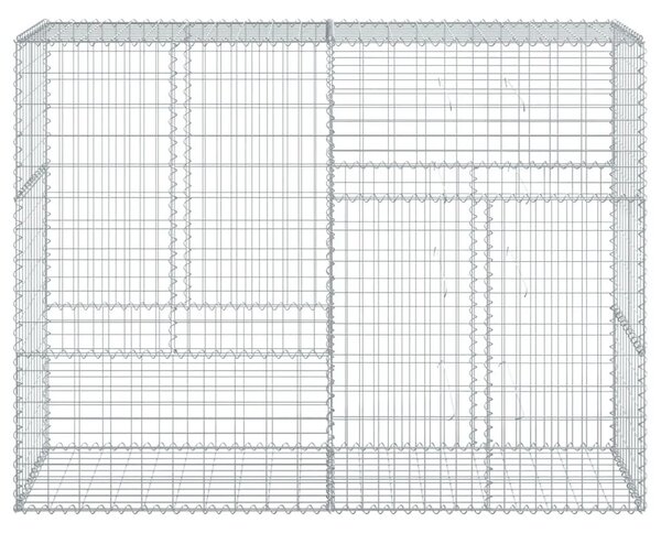 Gabion - Gabion ograde - Gabionska košara s poklopcem 200x50x150 cm pocinčano željezo - 200 x 50 x 150 cm 1 200 x 50 x 150 cm