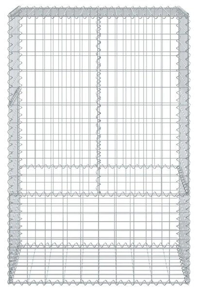 Gabion - Gabion ograde - Gabionska košara s poklopcem 100x50x150 cm pocinčano željezo - 100 x 50 x 150 cm 1 100 x 50 x 150 cm