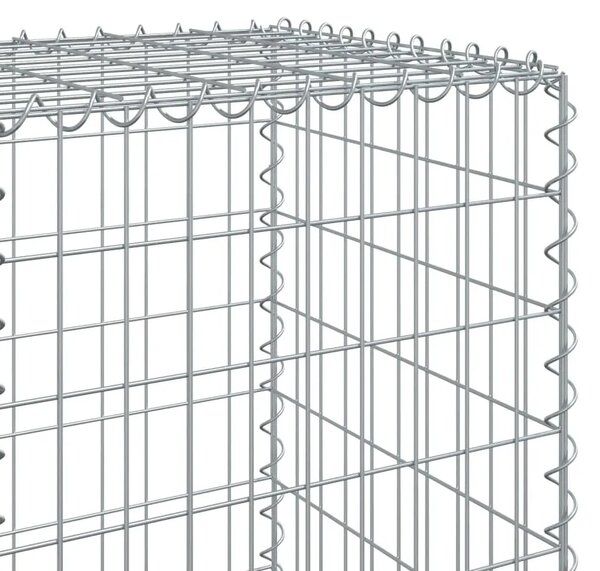 Gabion - Gabion ograde - Gabionska košara s poklopcem 100x50x150 cm pocinčano željezo - 100 x 50 x 150 cm 1 100 x 50 x 150 cm