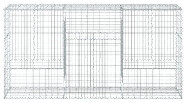 Gabion - Gabion ograde - Gabionska košara s poklopcem 300x50x150 cm pocinčano željezo - 300 x 50 x 150 cm 1 300 x 50 x 150 cm