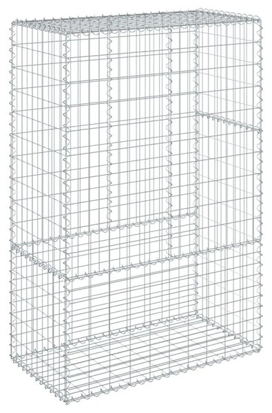 Gabion - Gabion ograde - Gabionska košara s poklopcem 100x50x150 cm pocinčano željezo - 100 x 50 x 150 cm 1 100 x 50 x 150 cm