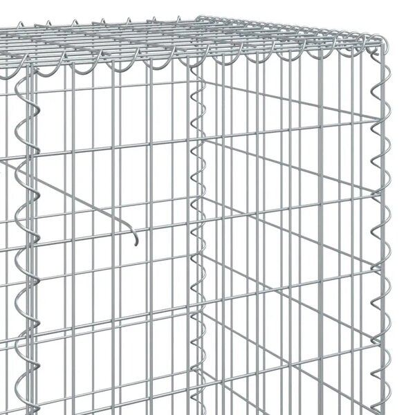 Gabion - Gabion ograde - Gabionska košara s poklopcem 100x50x100 cm pocinčano željezo - 100 x 50 x 100 cm 1 100 x 50 x 100 cm